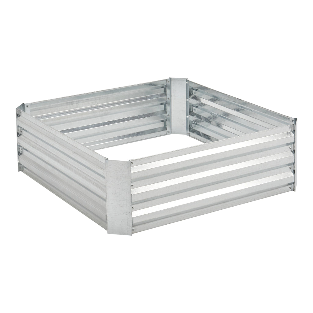 Aiuola Alta da Giardino 'Barneveld' - Senza Pavimentazione - color Argento [en.casa]