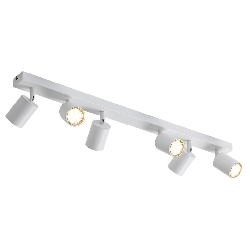 ZMH Faretto da soffitto bianchi retrò GU10 girevoli 350° per camera letto