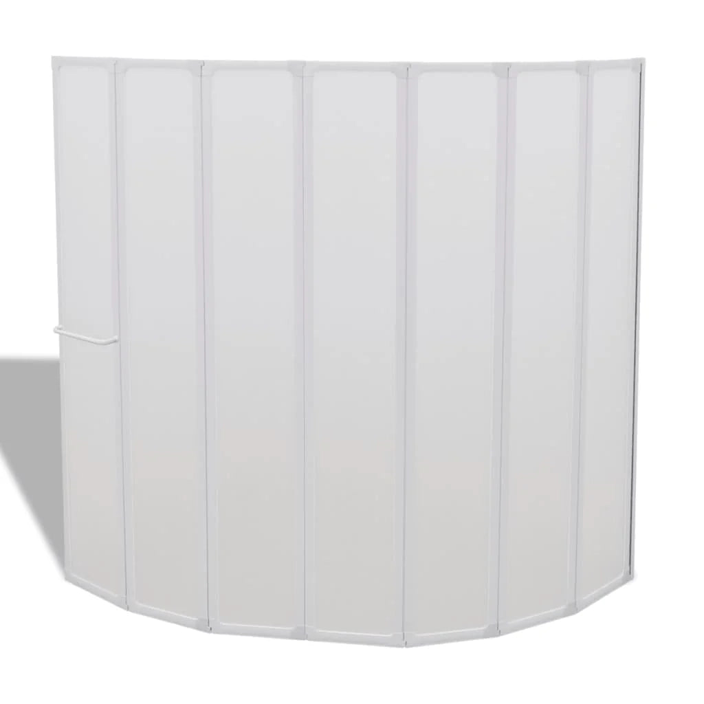Parete vasca a 7 pannelli con portasciugamani 140 x 168 cm 02_0003748