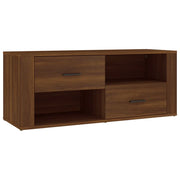 Mobile TV multimediale scaffale TV mobile TV sala da pranzo soggiorno camera da letto rovere 100 x 35 x 40 cm legno ingegnerizzato marrone 02_0027104
