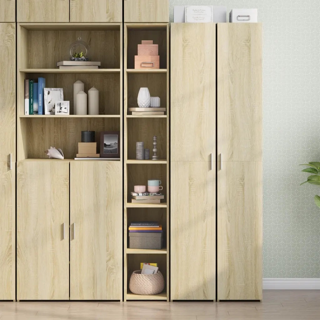 Credenza Rovere Sonoma 30x41x185 cm in Legno Multistrato 846413