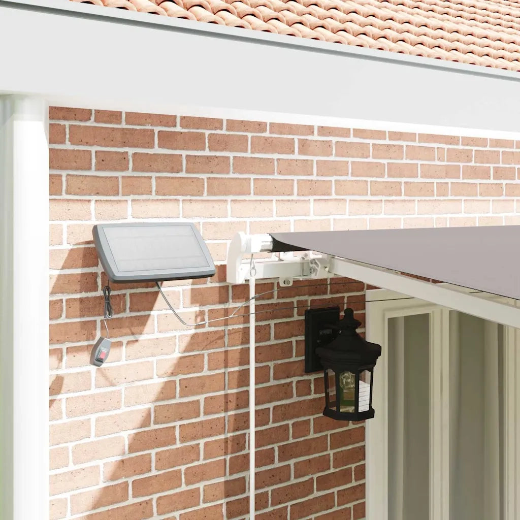 Tenda Retrattile Grigio chiaro 600 × 350 cm Tessuto e acciaio 3331766