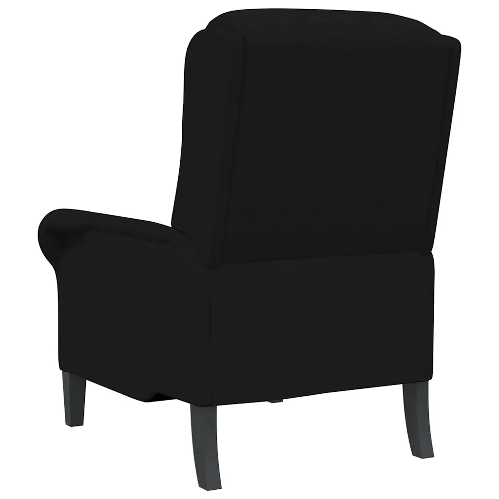 Divano Sedia-Poltrona-Poltroncina Nero 76 x 94 x 102 cm Microfibra