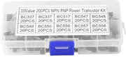 Assortimento di 200 pezzi di transistor per progetti DIY
