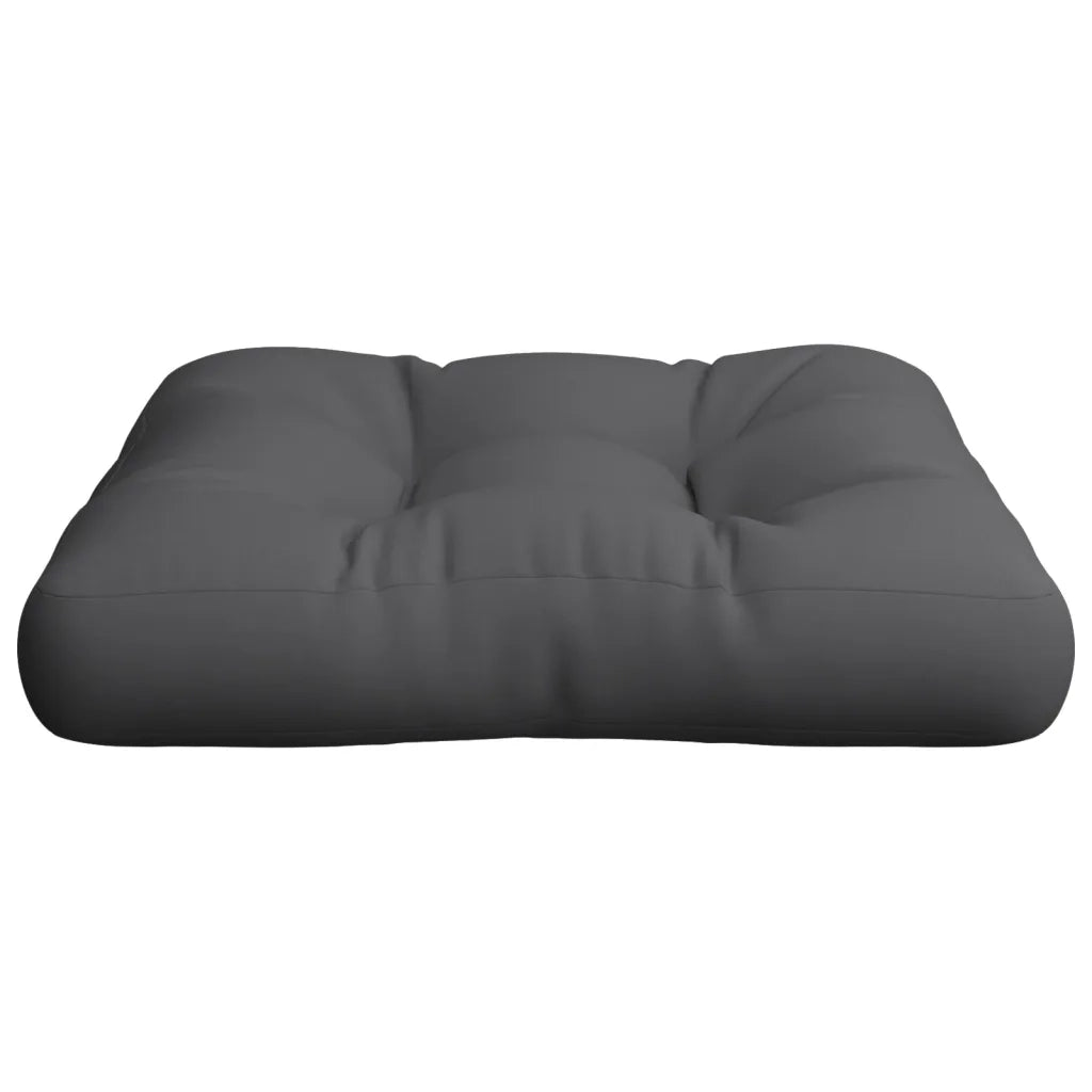 Cuscino per Pallet Antracite 60x61,5x10 cm in Tessuto