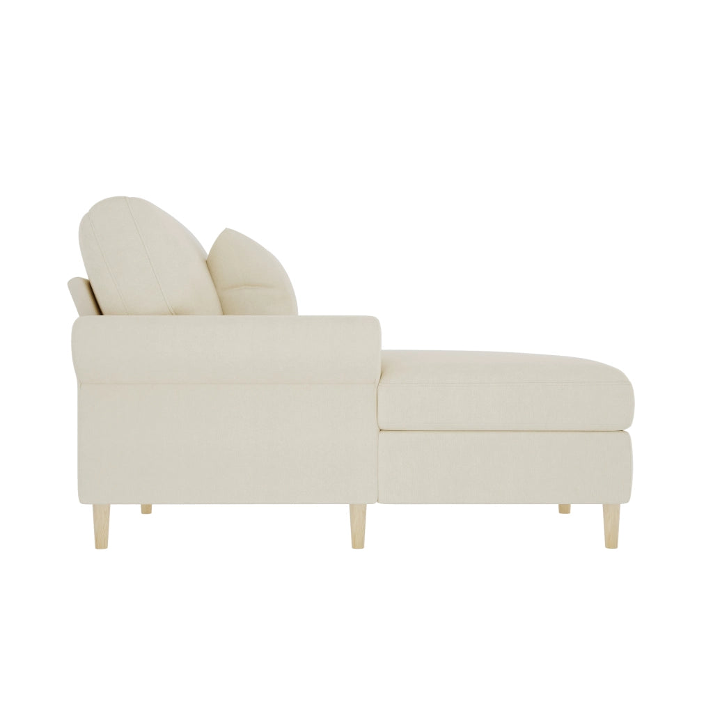 POLTRONA RELAX Reclinabile 133x87x90 cm Velluto Beige
