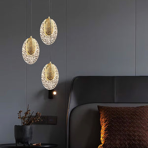 Lampadario A Sospensione In Cristallo Led G088-1cp Złota