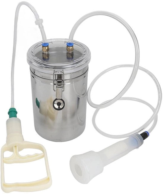 Macchina per la produzione del latte di capra 2L - Melatrice manuale - Portatile e compatta - Pompatura manuale - Ideale per uso domestico - Adatta per scaldabistrot