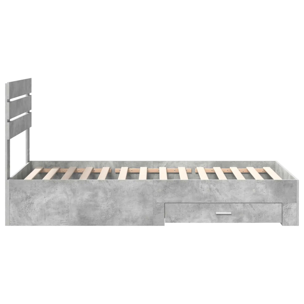 Struttura del letto con cassetto con testiera-Letto con Cassetti e Testiera Legno multistrato 385719