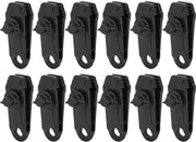 Fermo Campeggio Leggero - Clip Nylon - 12 Pezzi - Peso Leggero