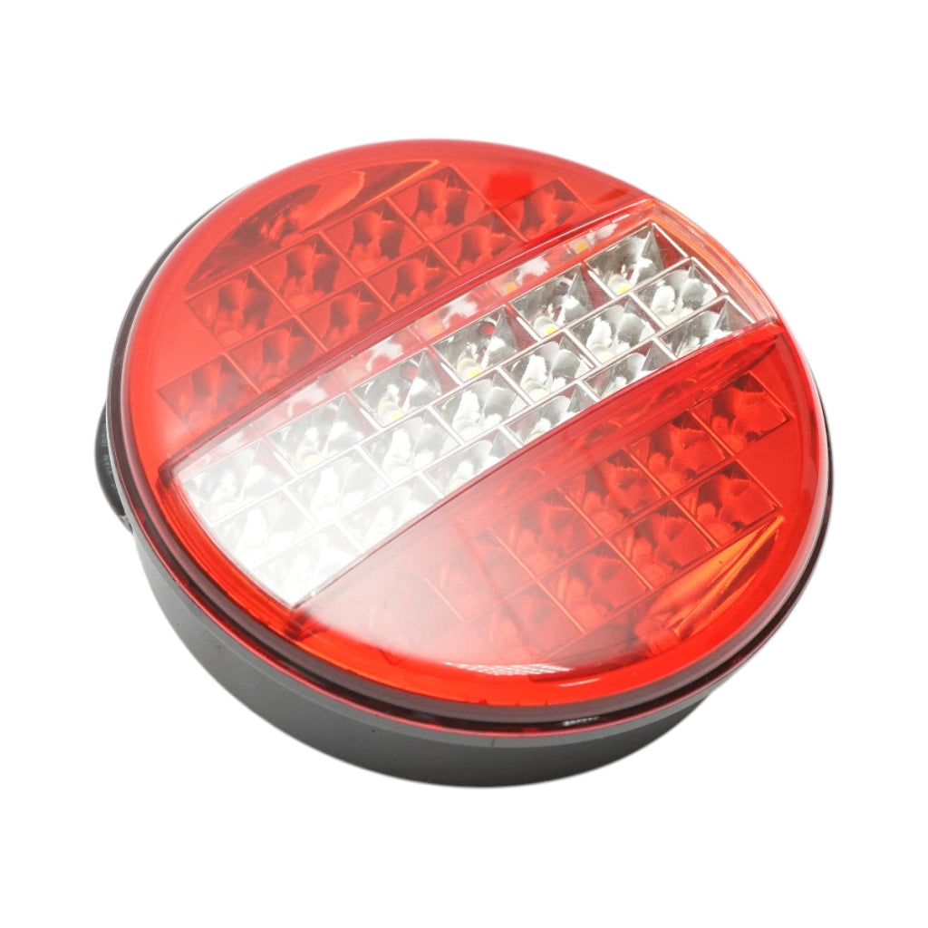 Luce freno posteriore rotonda LED 12V/24V universale 142x45mm Breckner Germany