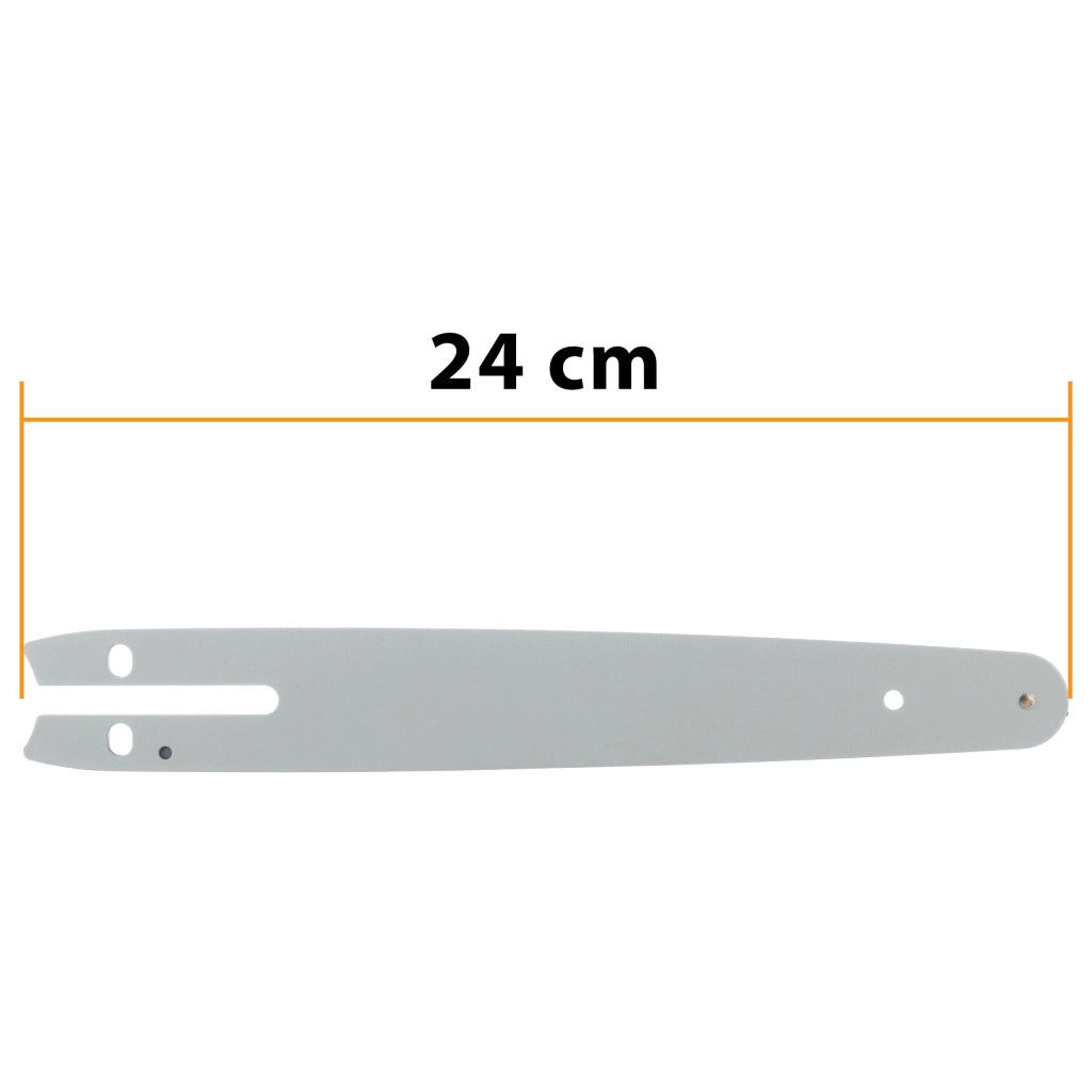 Guida Catena 8" per Motosega Elettrica – Acciaio di Alta Qualità, Resistente all'Usura