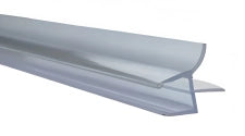 Guarnizione Gocciolatoio Verticale 200 cm con Aletta 10 mm per Vetro 4-5 mm