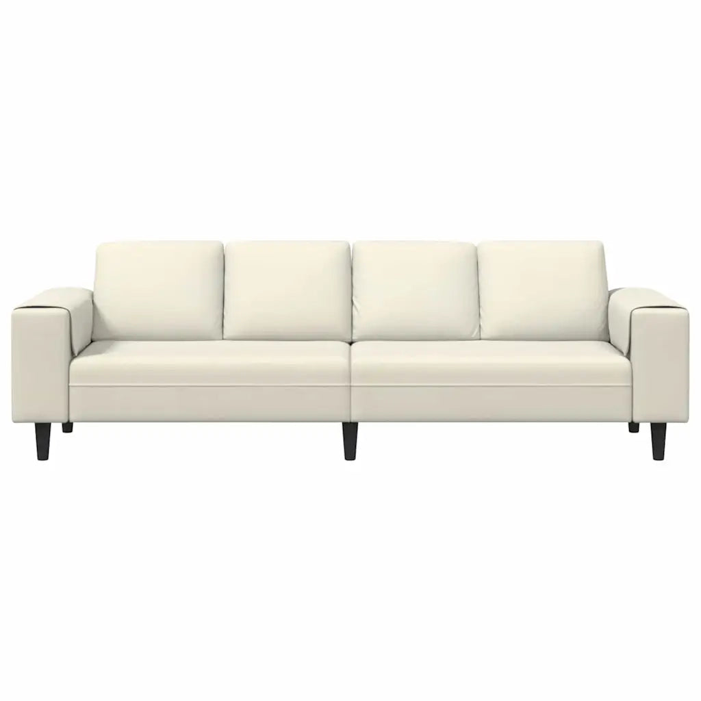 Divano per Soggiorno Crema 250 x 77 x 76 cm 3335098
