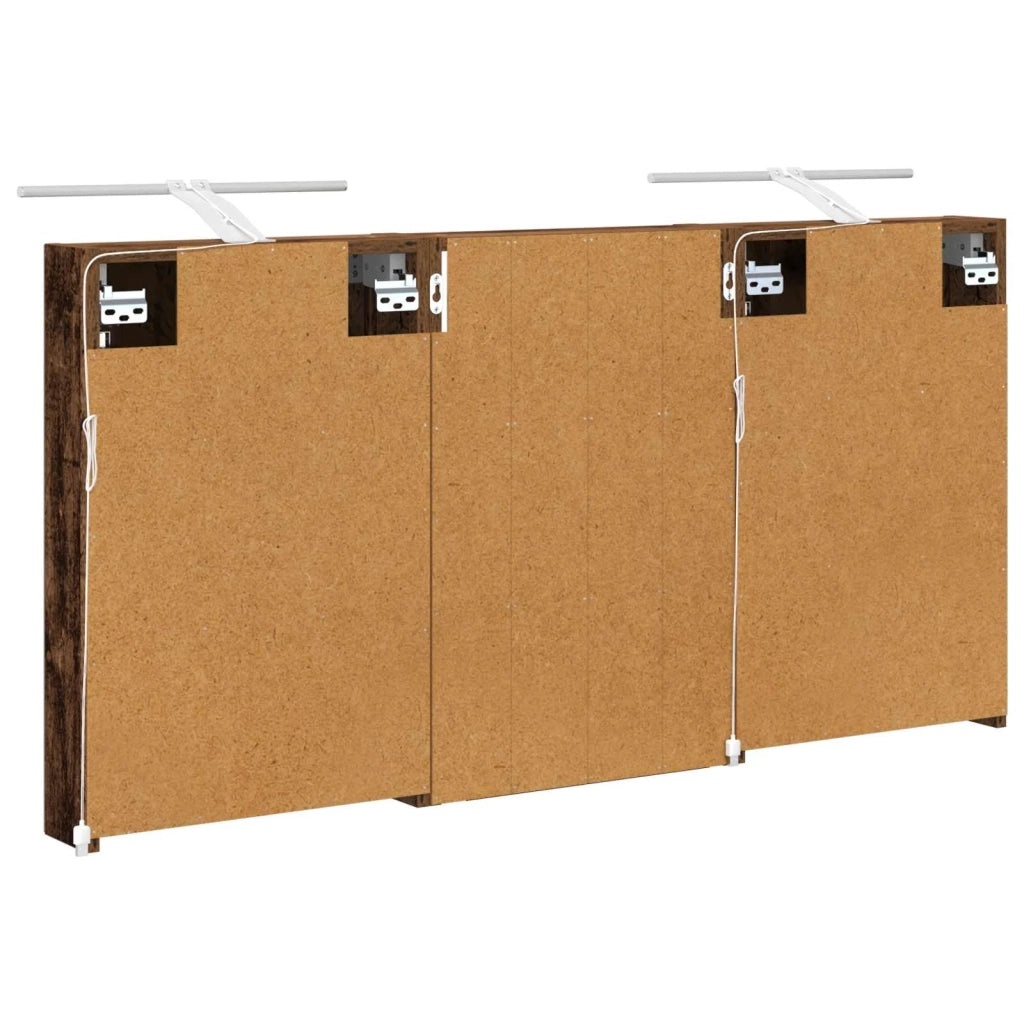 Set di Armadi da Bagno con porta 3 pcs 120 x 10,5 x 60,5 cm 3403742