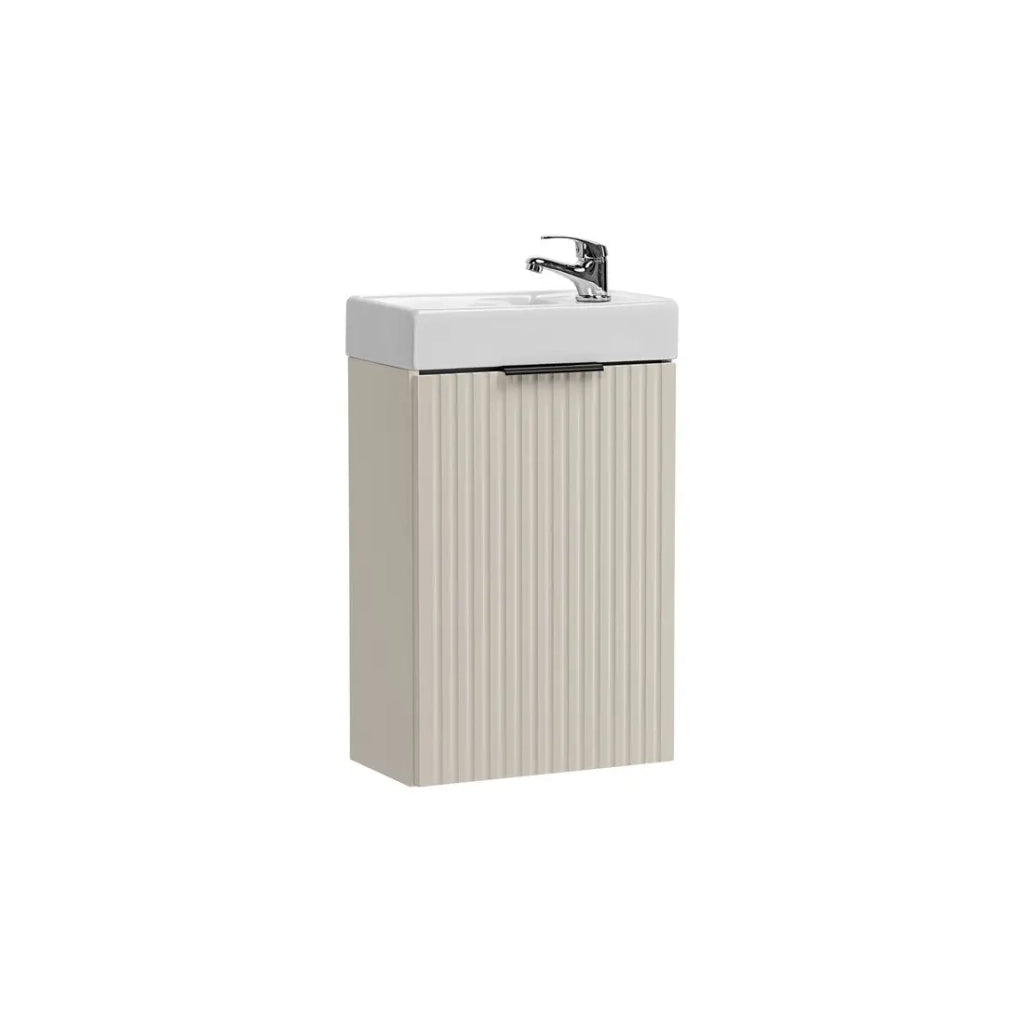 Mobile sottolavabo NOXERA 40 cm – Marrone congo – Lavabo incassato per toilette