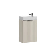 Mobile sottolavabo NOXERA 40 cm – Marrone congo – Lavabo incassato per toilette