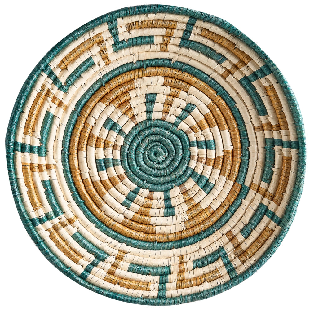 Set di 6 decorazioni in alghe naturali con decorazioni da parete in stile africano