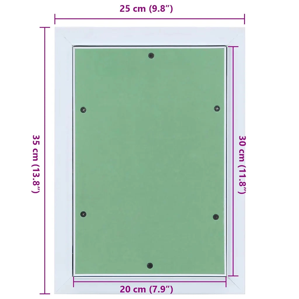 Pannello di Accesso Verde e Argento 25 x 35 cm CFW8034718