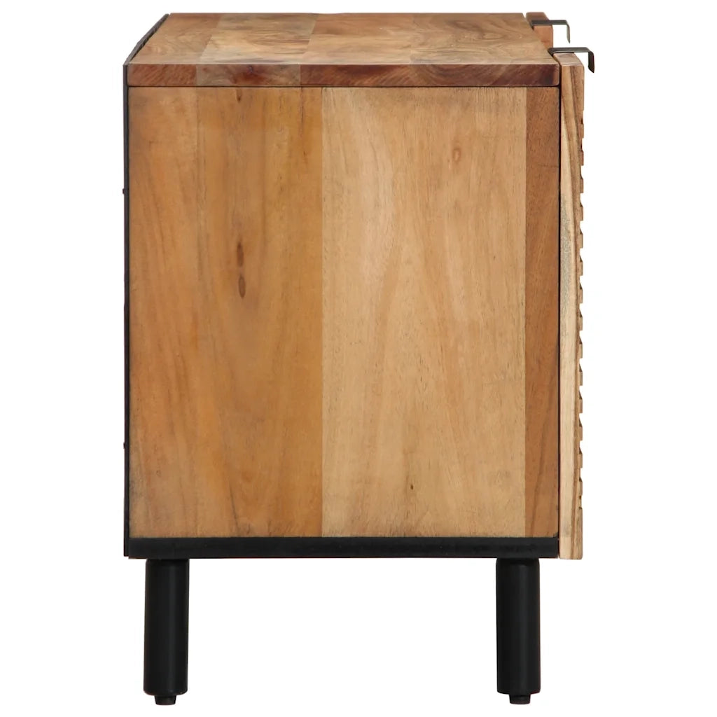 Mobile Porta TV 105x33x46 cm in Legno Massello di Acacia 4017756