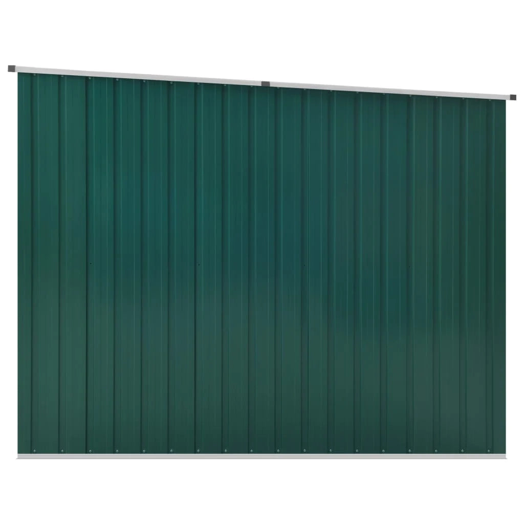 Casetta da giardino cabina ripostiglio casetta da esterno robusta casetta per attrezzi 195 x 198 x 159 cm acciaio zincato verde 02_0022371