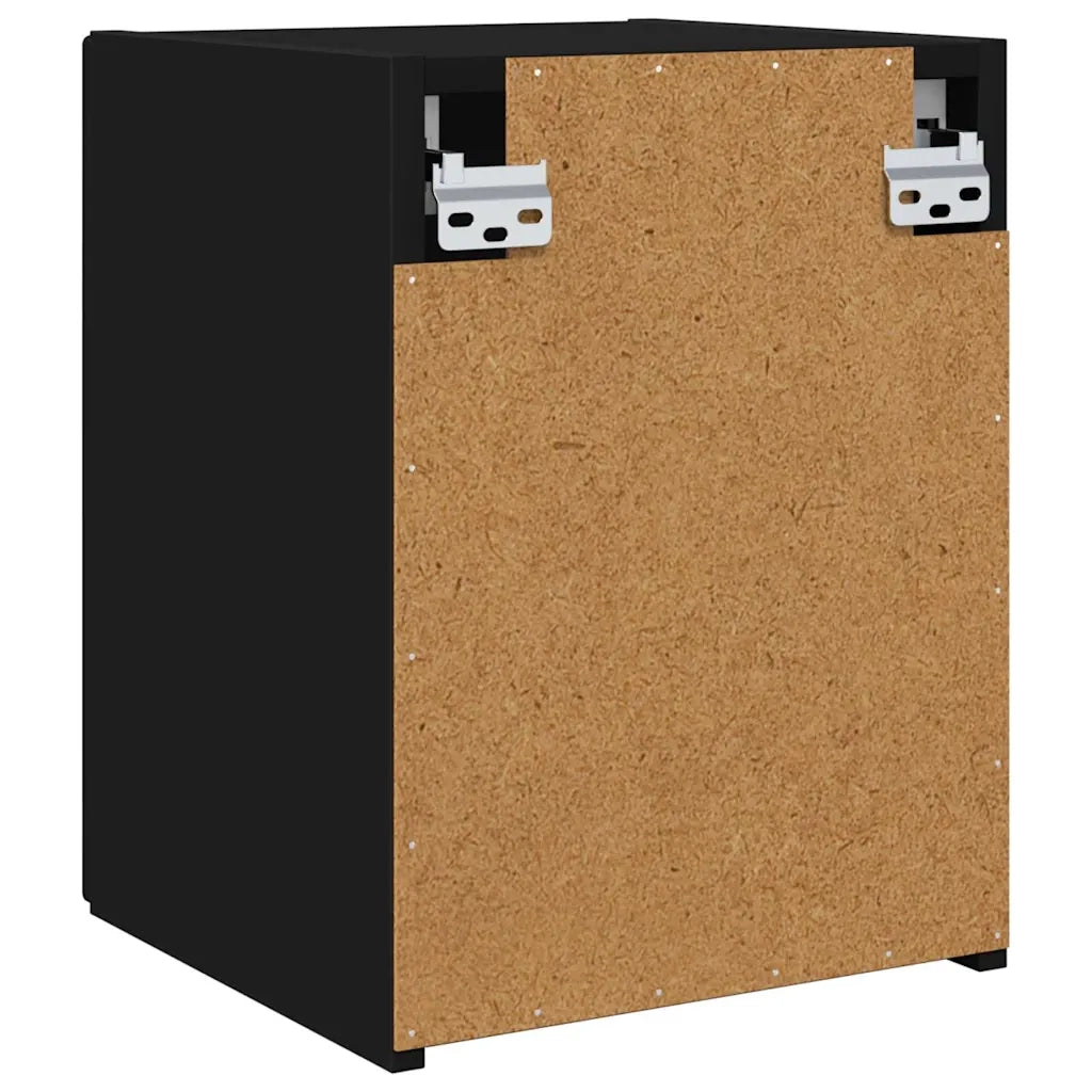 Mobile TV da parete-Mobile TV a Muro-Credenza TV Nero 30 x 31 x 40 cm Legno multistrato