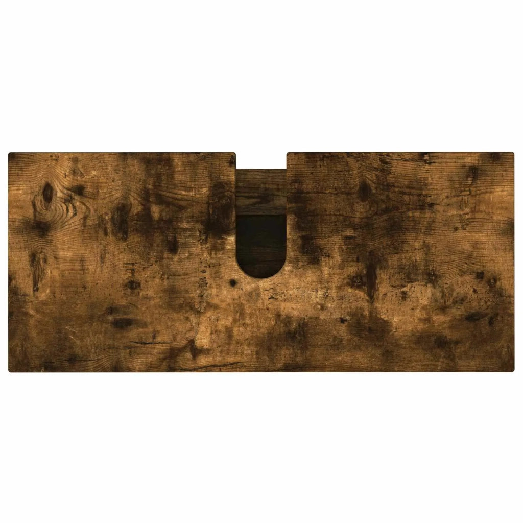 Mobiletto da bagno Rovere Fumo 80 x 35 x 60 cm 889390