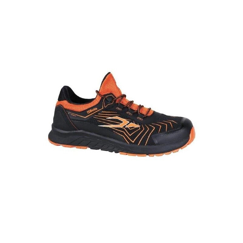 SCARPE BASSE ANTINFORTUNISTICA BETA GRAVITY N° 44 NERO E ARANCIONE
