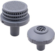 Kit di connettori a getto d'acqua per piscina - Ingresso - Filtro di scarico - Fissaggio - Fittings da 1,25 pollici - Materiale PVC - Connettore per piscina