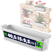 Vaso da fiori KADAX Vasi da fiori per Europallets Box 40 cm Vaso da fiori 10 pezzi