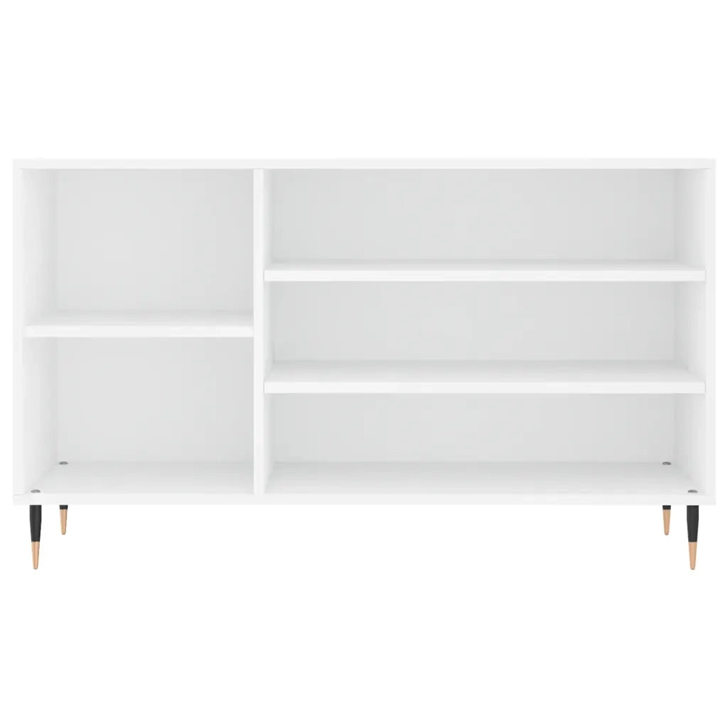 Scarpiera Bianca 102x36x60 cm in Legno Multistrato 831404