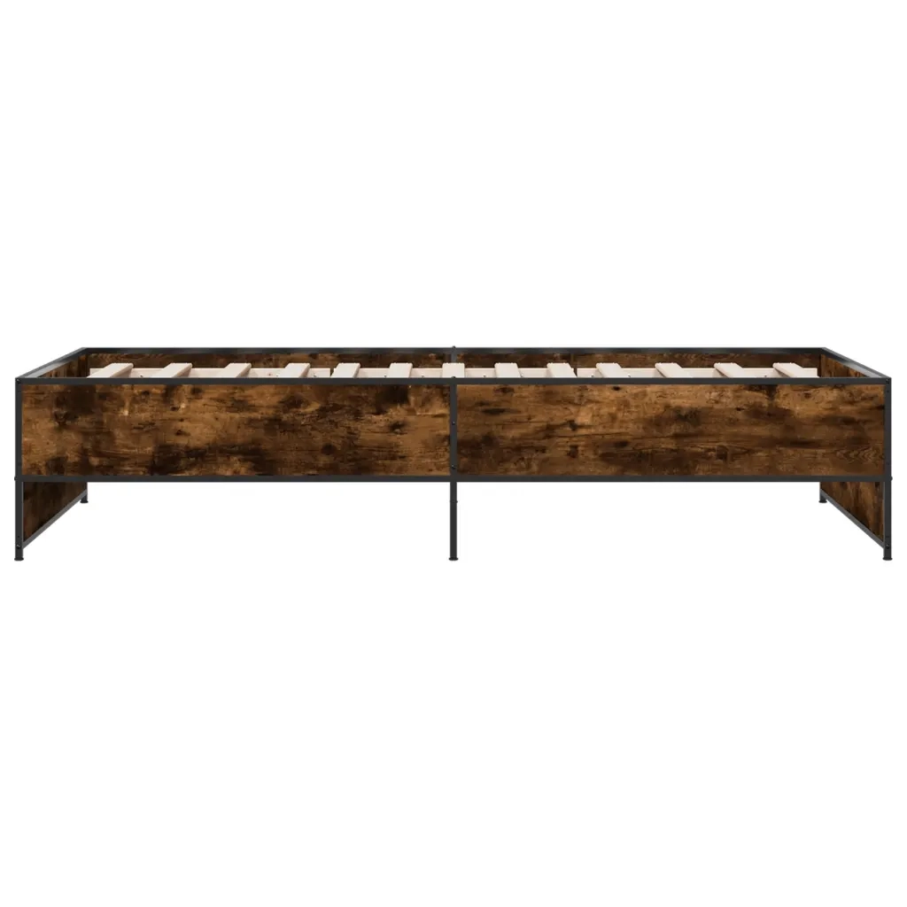 Giroletto Rovere Fumo 75x190 cm in Legno Multistrato e Metallo