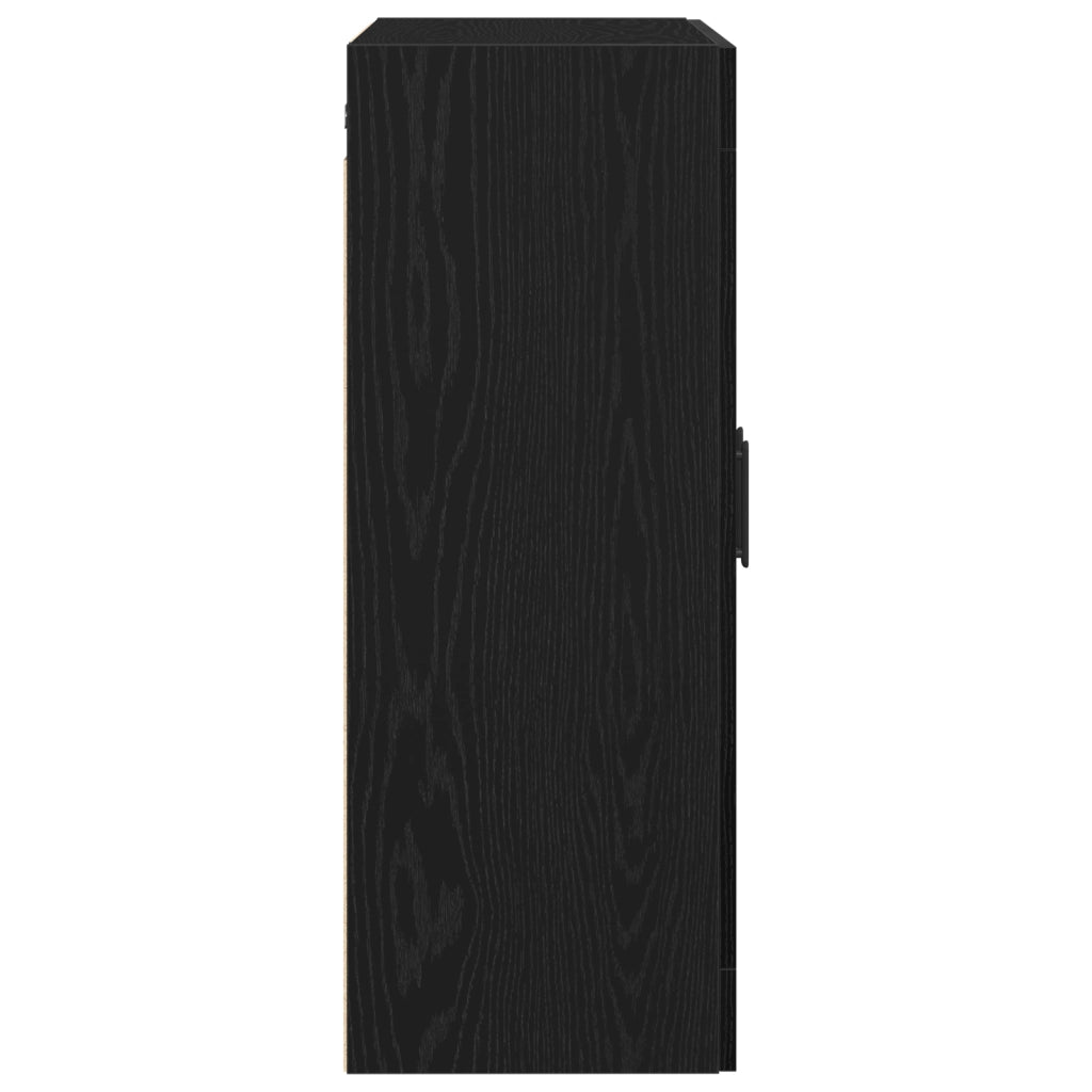Highboard Nero Rovere 69,5x34x90 cm Legno Composito
