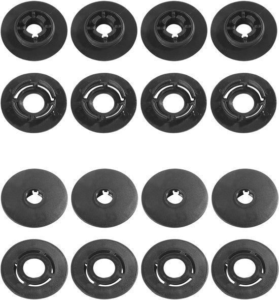 Set di clip di fissaggio per tappeti auto, 16 pezzi, clip di fissaggio per tappeti auto, clip di fissaggio universali per tappeti auto, clip di fissaggio per tappeti auto universali