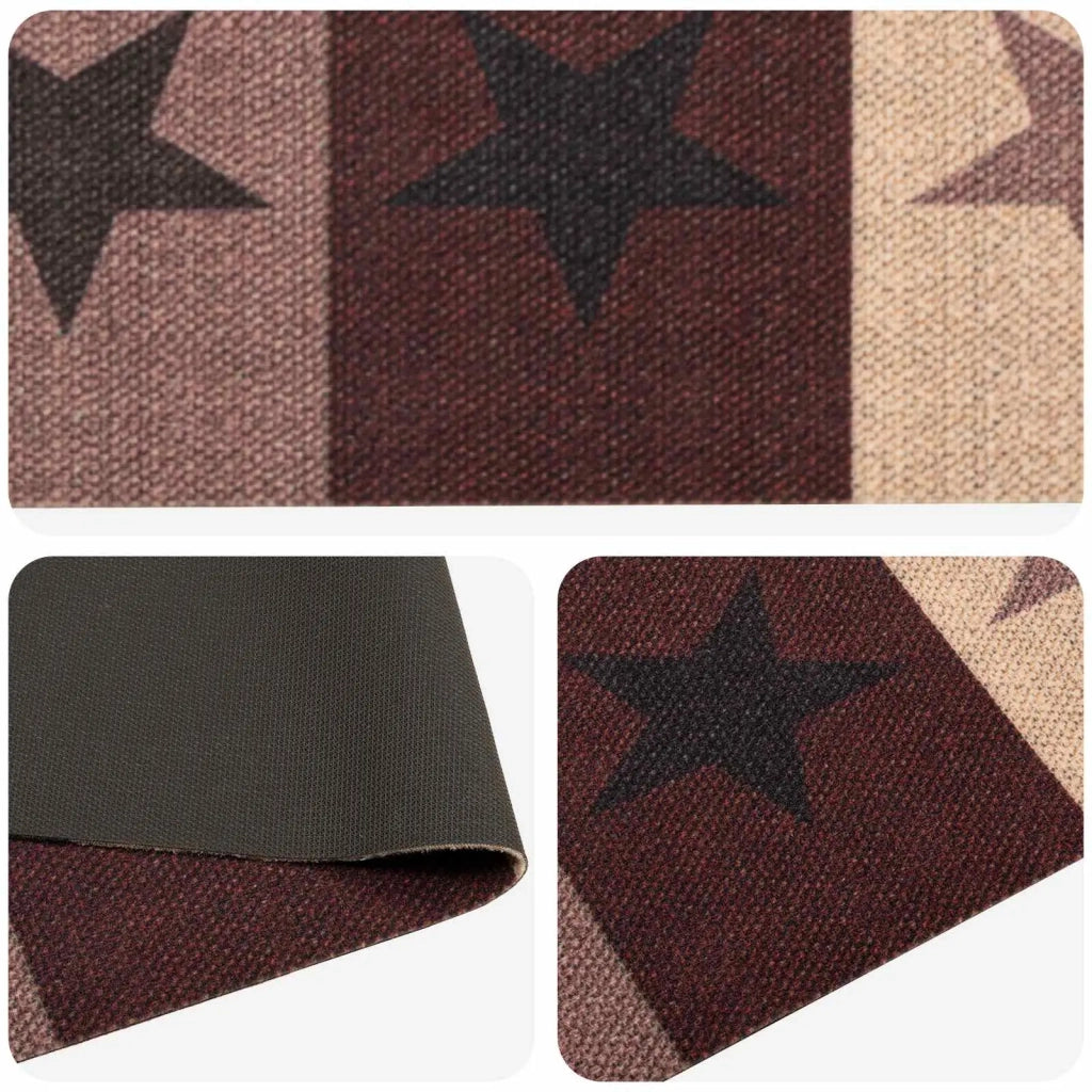 Tappeto da Cucina Stelle rosse 300 x 60 cm 100% Poliammide 42045745