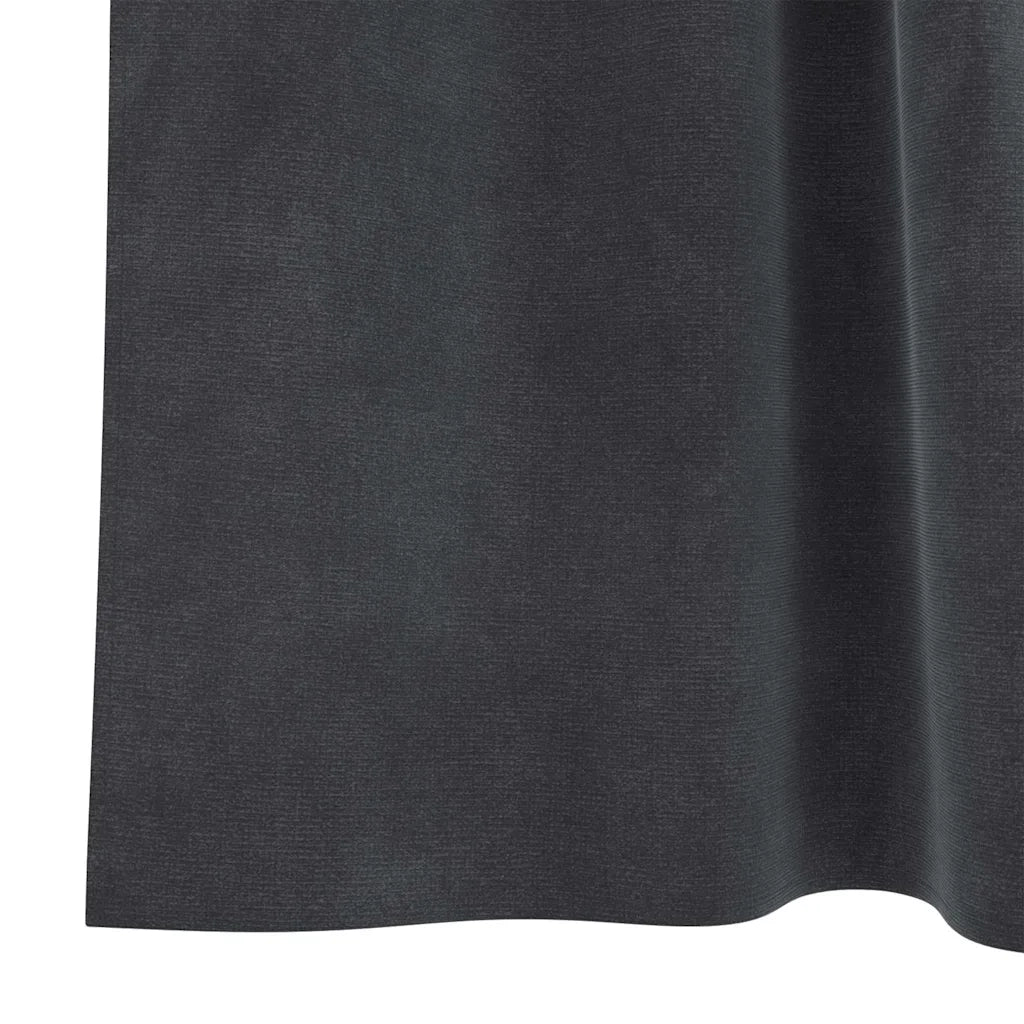 Tende oscuranti 2 pcs Grigio chiaro 140 x 140 cm Velluto 4107263