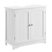 Mobile Sottolavabo da Terra con 2 Ante e Ripiano 60 x 60 x 30 cm - Bianco [en.casa]