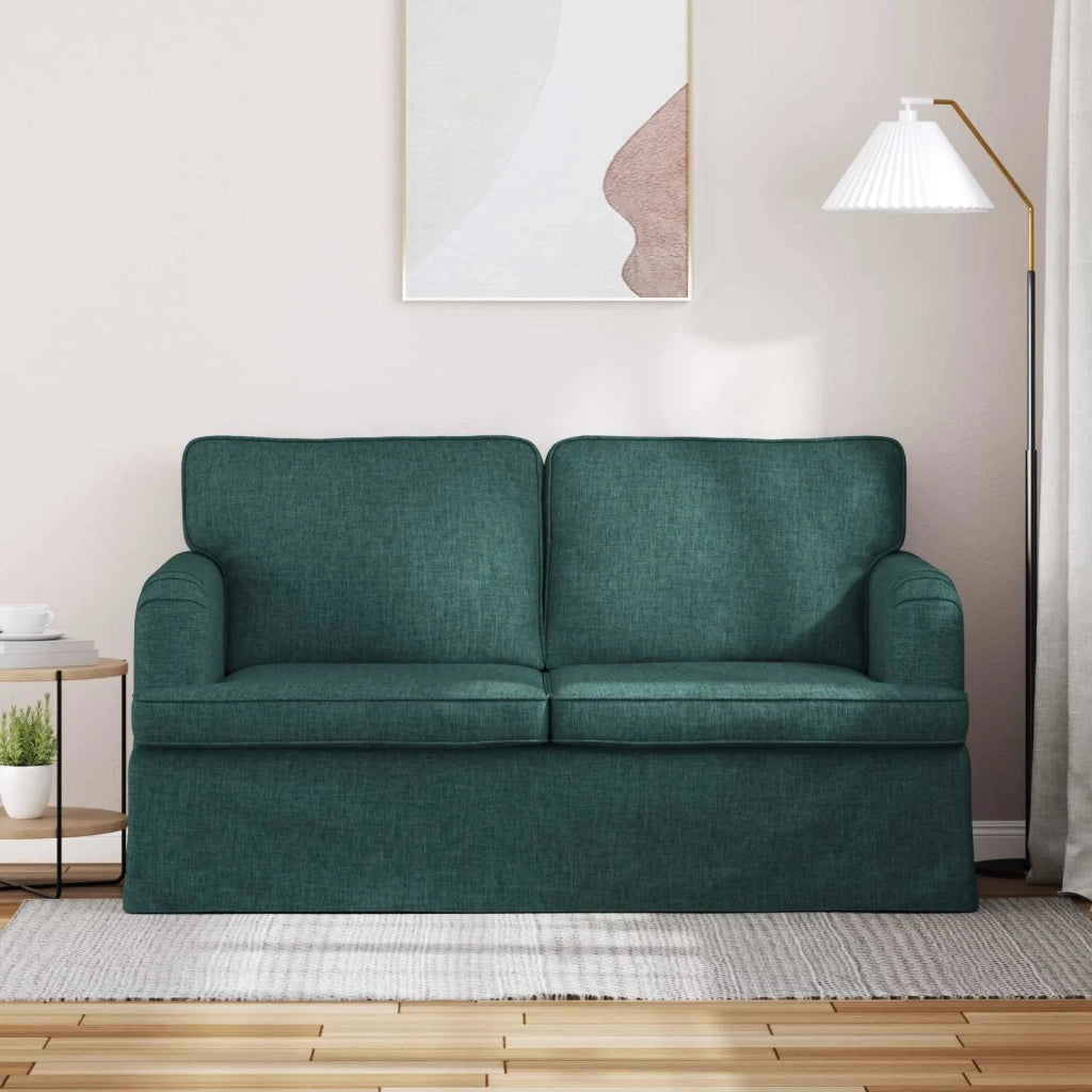 Divano Verde Scuro 144 x 80 x 85 cm Tessuto 42024486