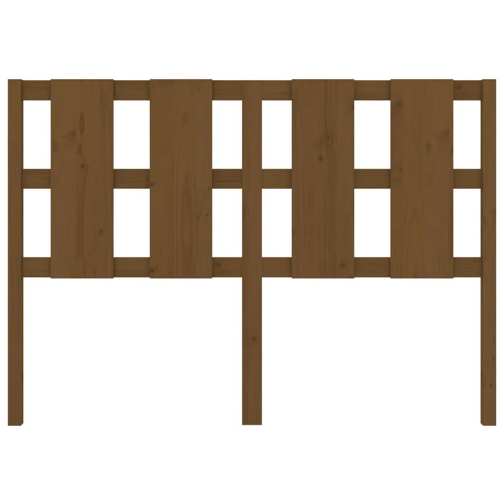 Testiera per Letto ambra 145,5x4x100 cm Legno Massello di Pino 817993