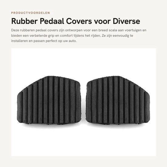 Copricerchione per pedali - adatto per Citroën 1007/207/208/C3/C4/C5/C6/C8 - Dimensioni totali 75x60x36 mm - Facile da installare - Peso 90 g - Gomma per pedali