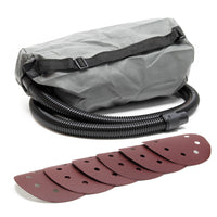 Levigatrice 1280W Con aspirazione, disco di levigatura da 215 mm e impugnatura supplementare