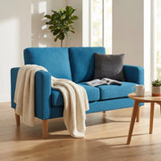 Divano 2 posti Scandinavo in Tessuto cm 124x73x82 - MANU