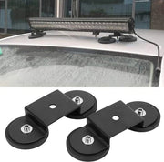 Sostegno Magnetico per Striscia di Luce - Montanti di Montaggio Universali - Robusto e Forte - 2 Pezzi - Adatto per SUV - Utile per Auto