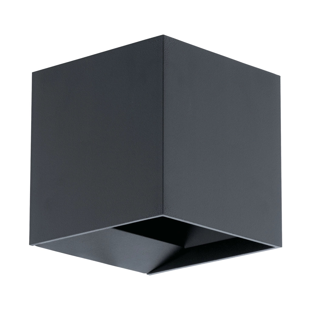 Applique Esterno Contemporanea Calpino Alluminio Grigio Led