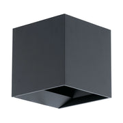 Applique Esterno Contemporanea Calpino Alluminio Grigio Led