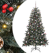 Albero di Natale artificiale con 150 LED Verde 150 cm 3395870
