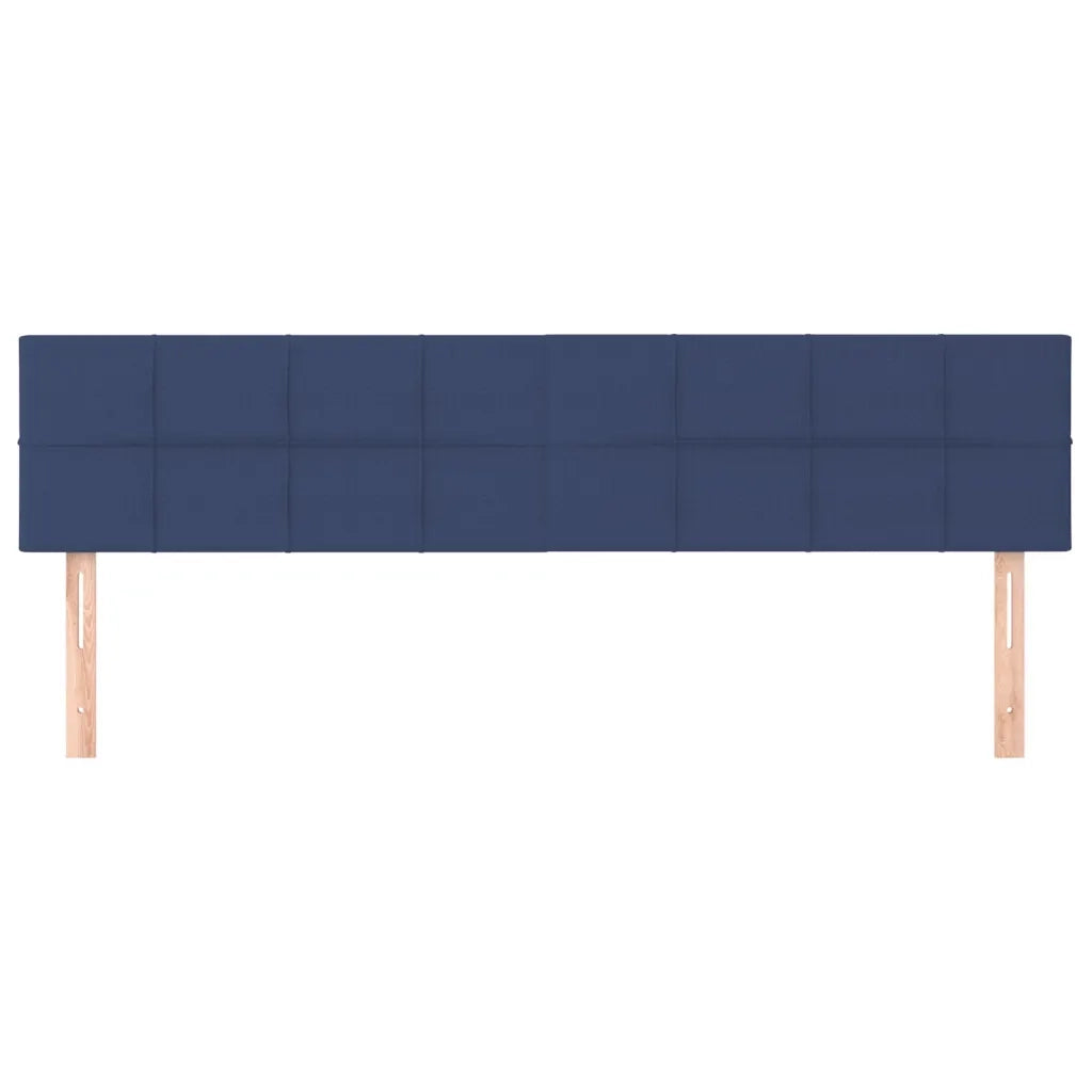 Testiera Blu 160x5x78/88 cm in Tessuto 346066