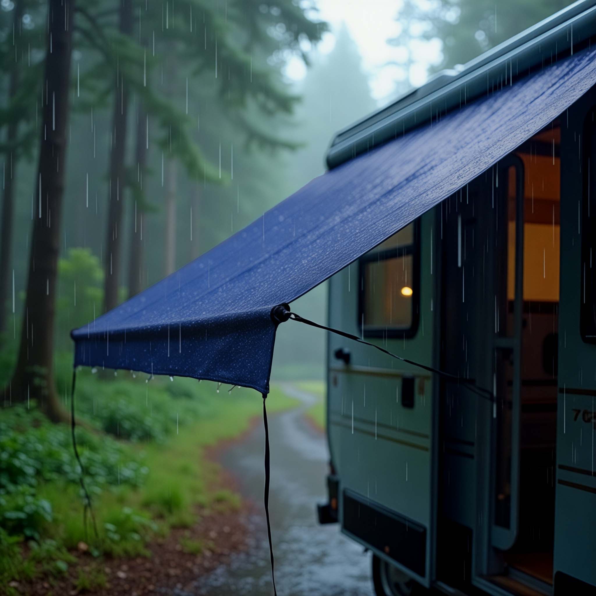 Telone occhiellato blu 5 x 8 m resistente alle intemperie e a raggi UV, impermeabile, robusto telo di protezione in poliestere 650 g/m² con rivestimento in PVC