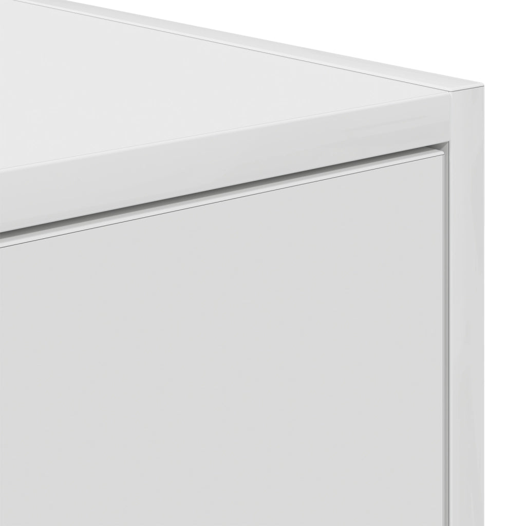 Mobile TV  Bianco 100x31x25,5 cm in legno ingegnerizzato