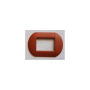 Trade Shop - Placca Placche Placchette Compatibili Living International Light Bombate Bticino - Cotto -7 Fori     -